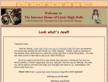 Tablet Screenshot of lizziehigh.com